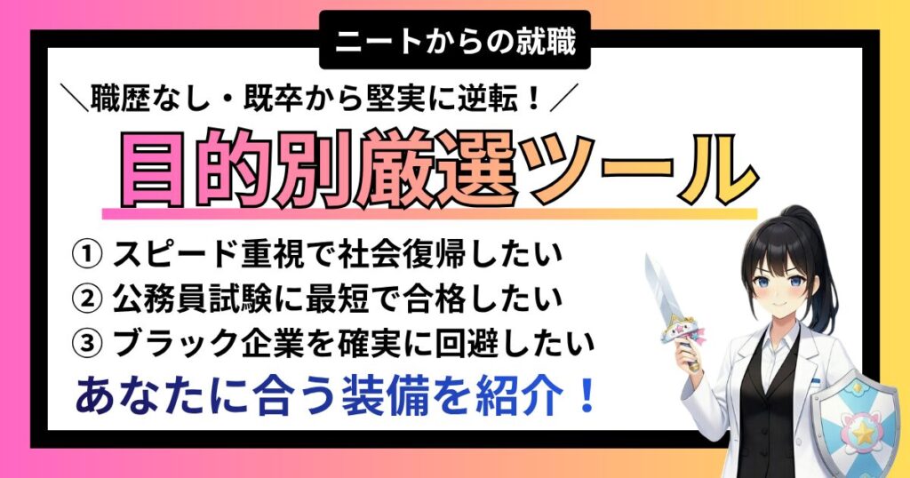 職歴なし・既卒から正社員へ！元3年ニートおすすめサイト・講座